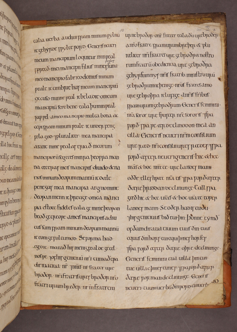 MS 38 Folio IV  recto